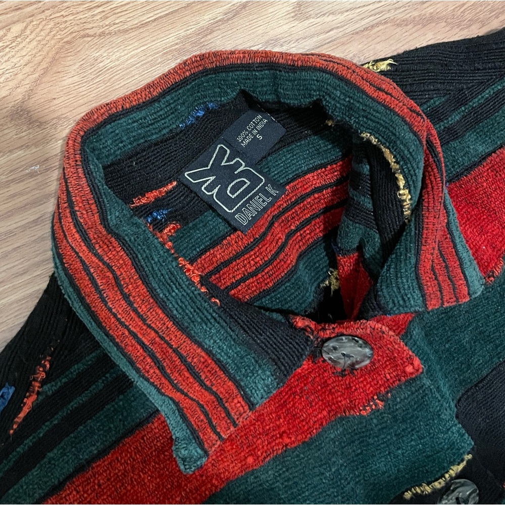 Daniel K Dk Multicolor Button Up Jacket - image 5